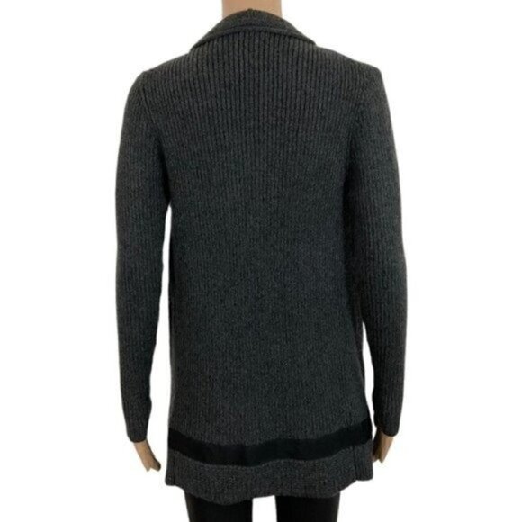 Athleta Thermolite Merino Wool Sentinel Sweater Coat gray size Small - Picture 4 of 10